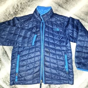 North Face jacket kids size small 7/8 Blue
